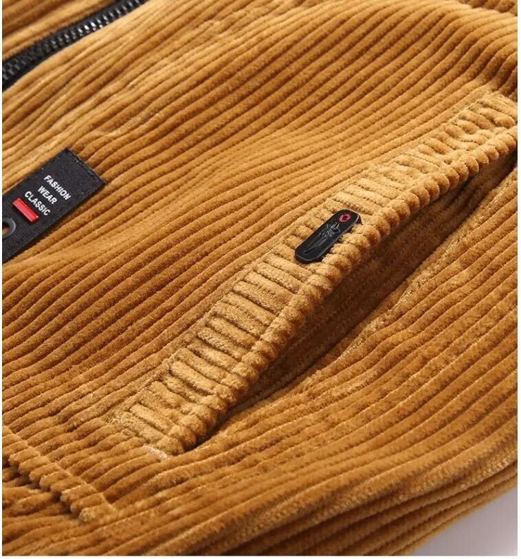 Klassische Herren-Winterjacke aus Cord