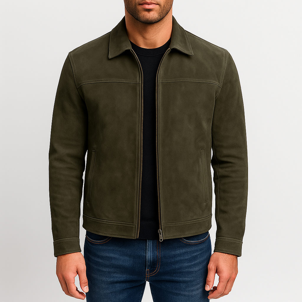 Klassische Jacke mit Reißverschluss