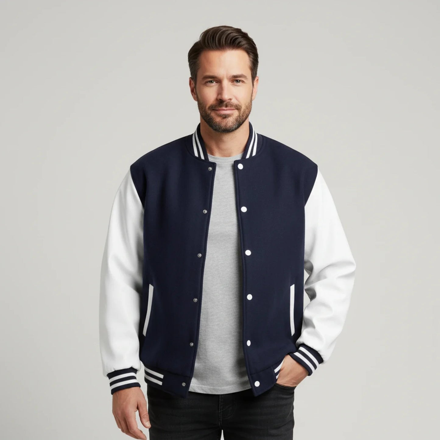 Klassische Varsity-Jacke für Herren