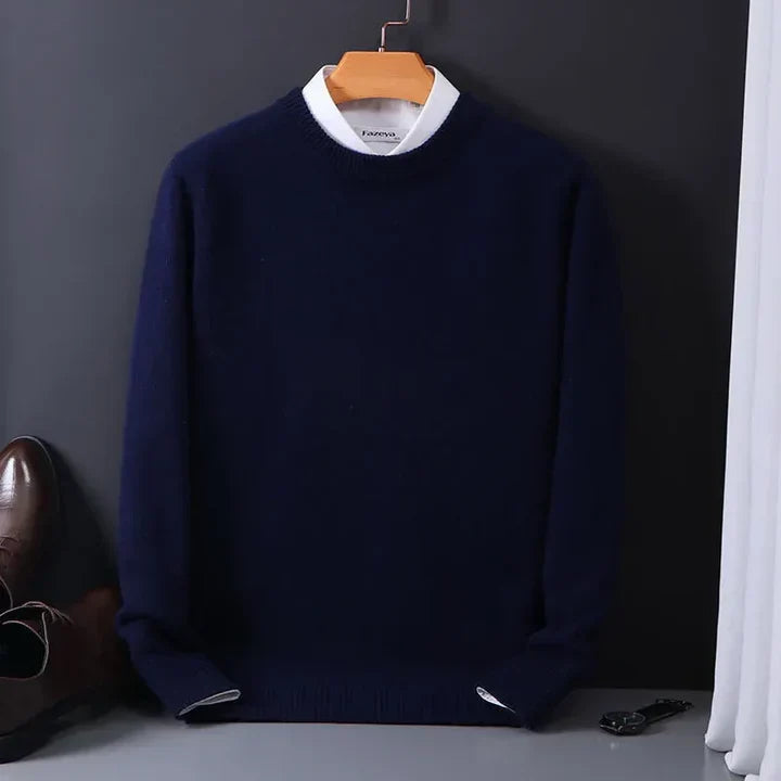 Klassischer Kaschmirpullover für Herren