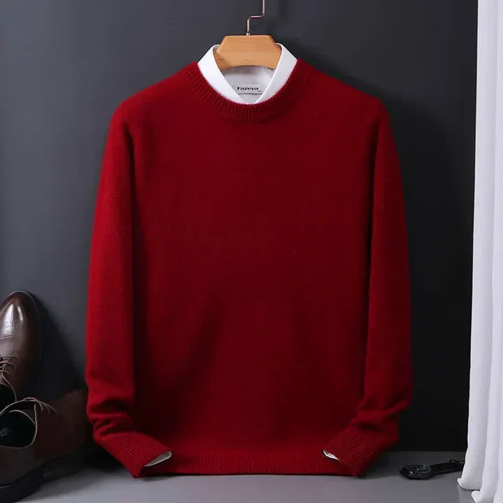 Klassischer Kaschmirpullover für Herren