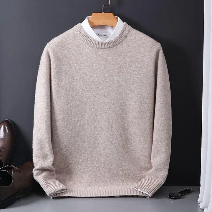 Klassischer Kaschmirpullover für Herren