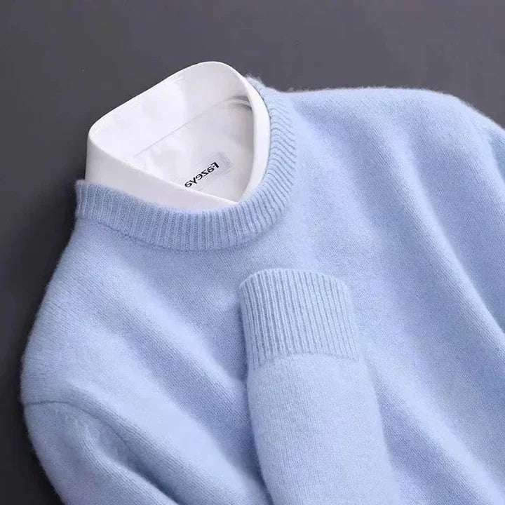Klassischer Kaschmirpullover für Herren