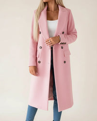 Klassischer langer Trenchcoat für Damen