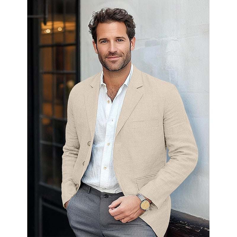 Klassischer, leichter Herren-Blazer – Smart Casual für das ganze Jahr