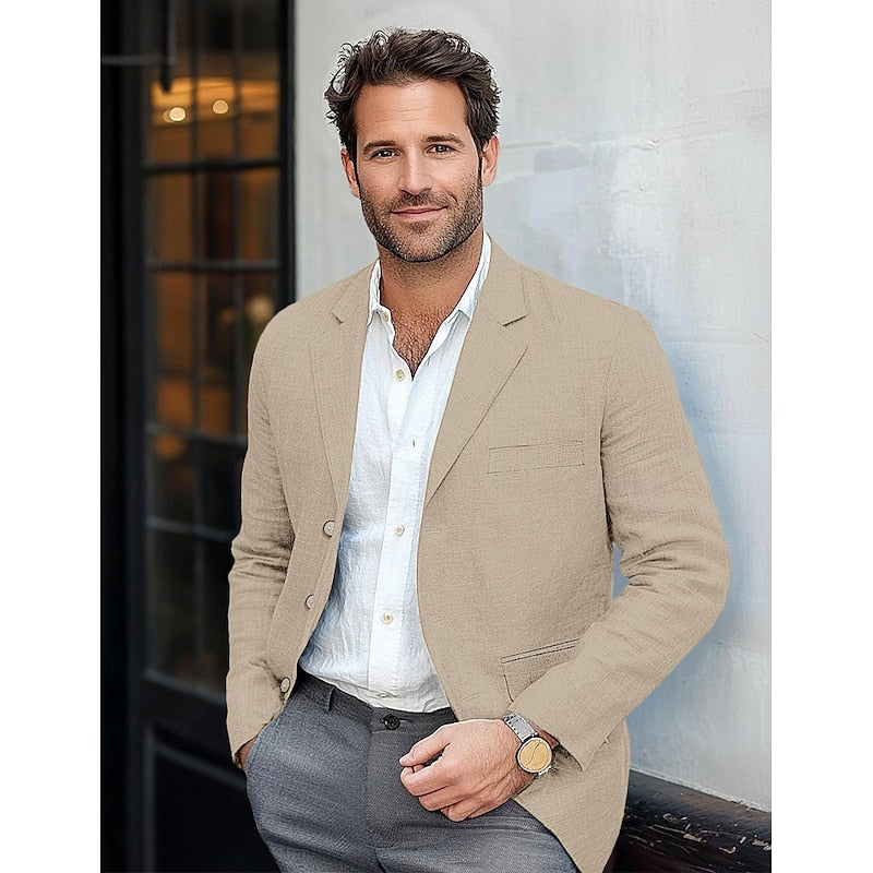 Klassischer, leichter Herren-Blazer – Smart Casual für das ganze Jahr