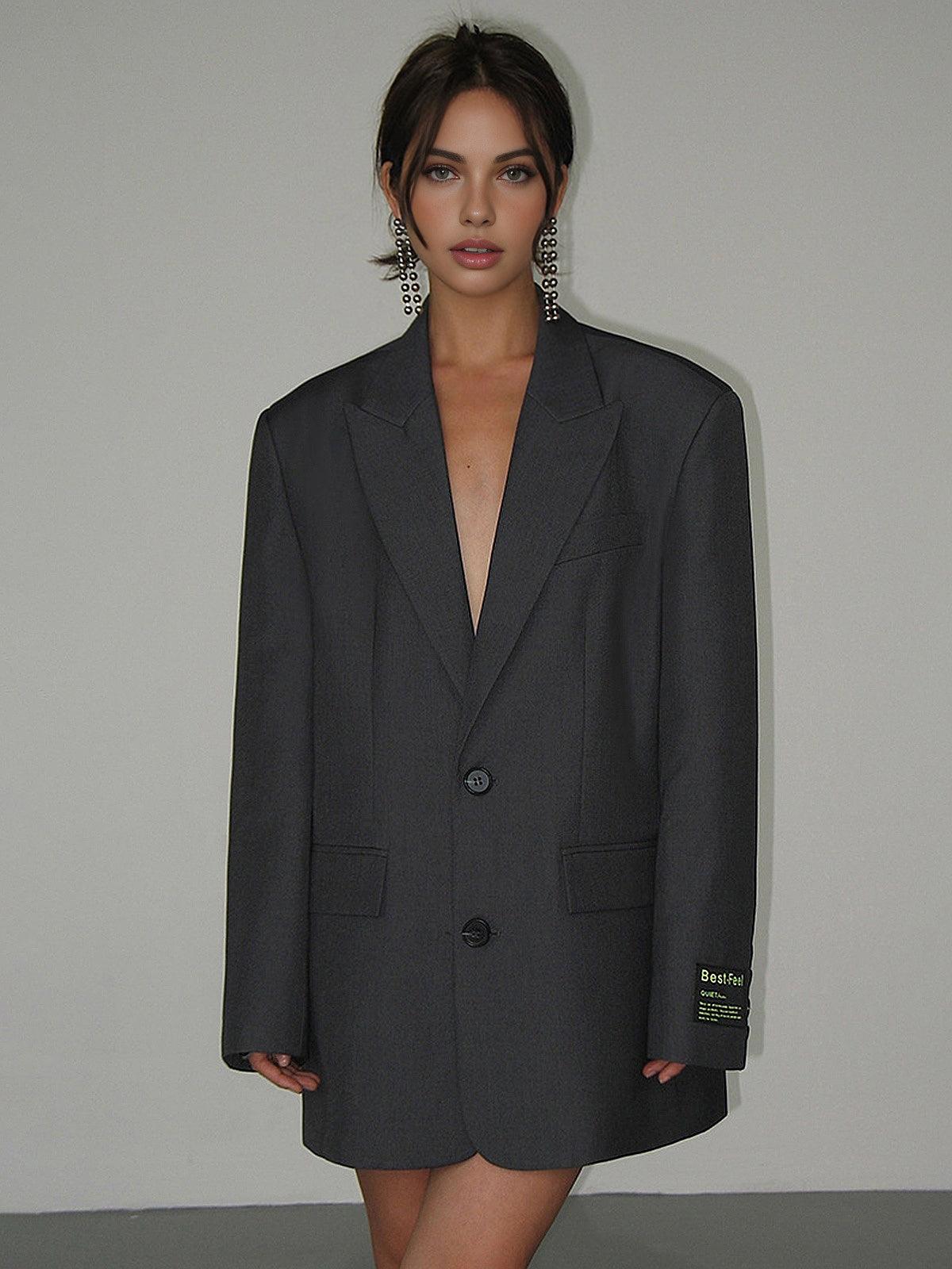 Klassischer Oversized-Blazer