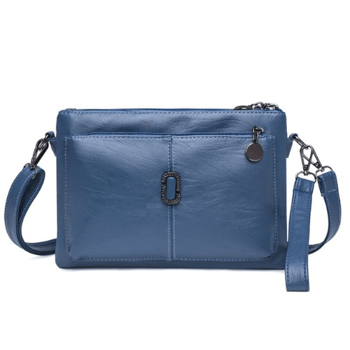 Kleine Schultertasche aus Leder für Damen | Hochwertiges Lederfinish