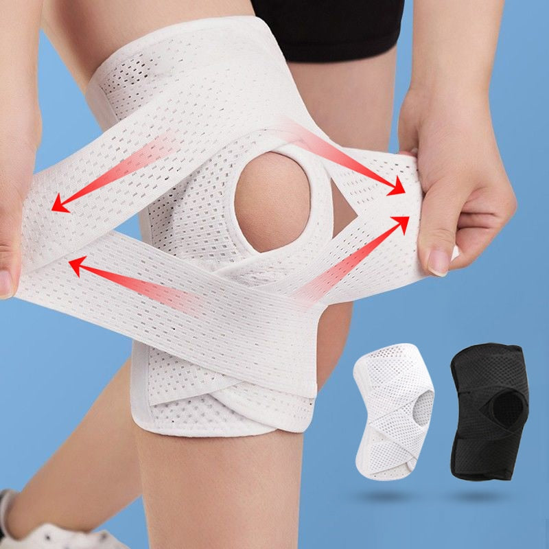 Kniebandagengurt | Verstellbare Kompressionsbandage zur Schmerzlinderung und für den Sport
