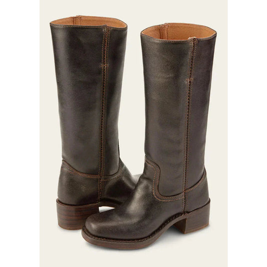 Kniehohe Damenstiefel – eckige Schuhspitze & stabiler Blockabsatz