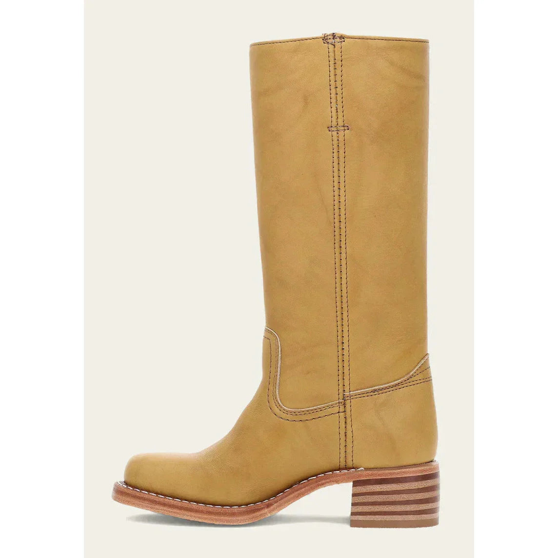 Kniehohe Damenstiefel – eckige Schuhspitze & stabiler Blockabsatz
