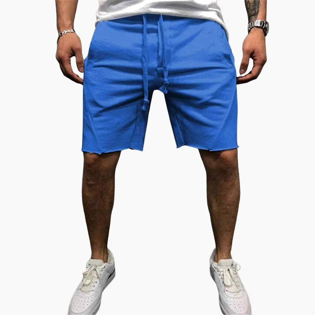 Knielange Herren-Shorts mit Kordelzug für den Sommer