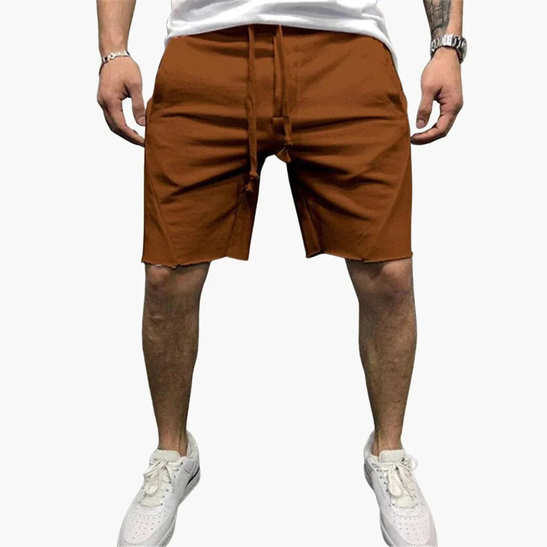 Knielange Herren-Shorts mit Kordelzug für den Sommer