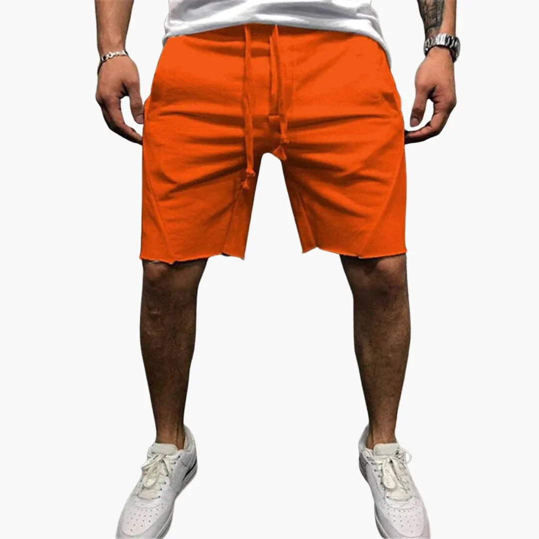 Knielange Herren-Shorts mit Kordelzug für den Sommer