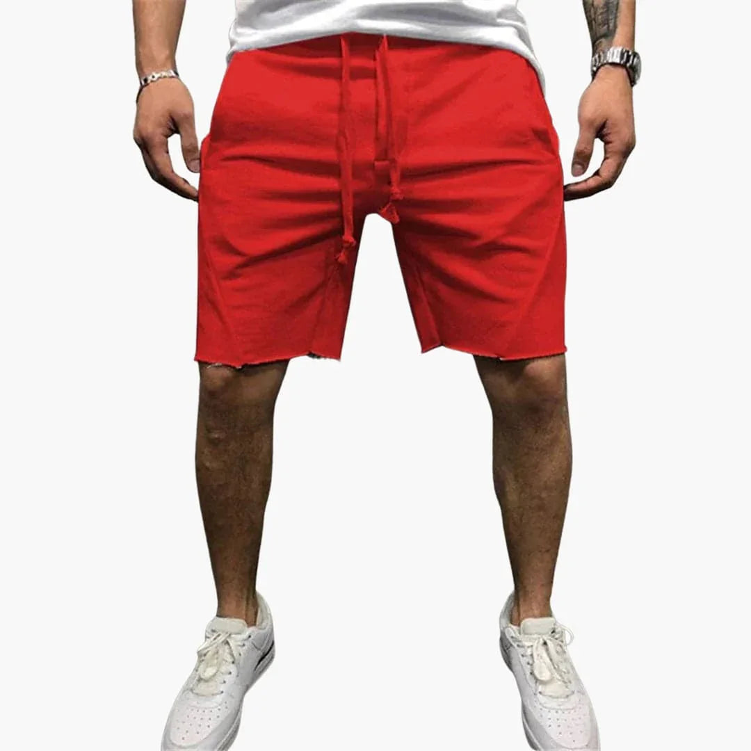 Knielange Herren-Shorts mit Kordelzug für den Sommer