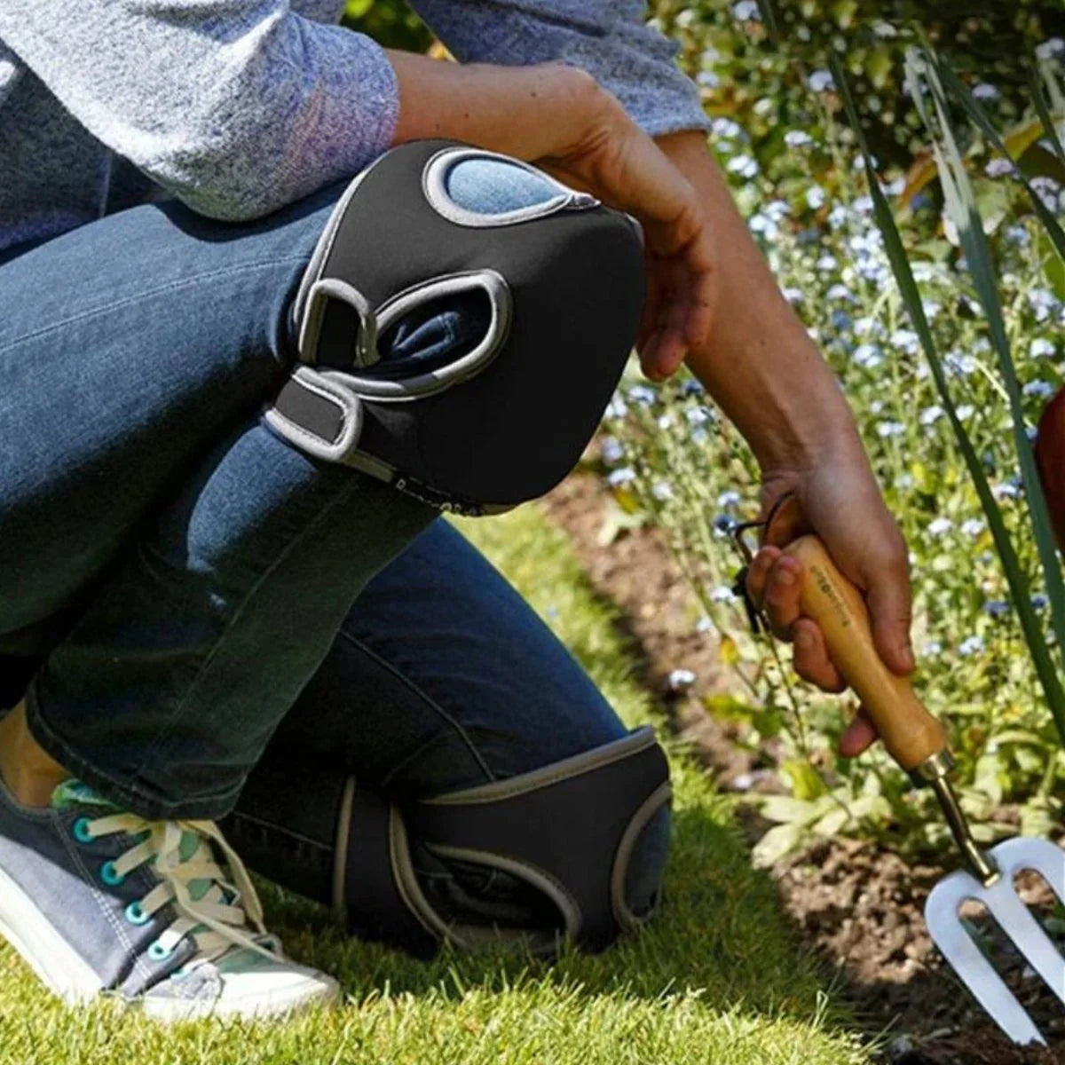 Knieschoner für die Gartenarbeit mit extra Polsterung