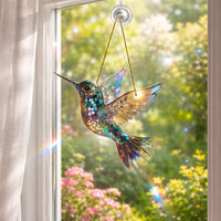 Kolibri-Sonnenfänger für Fenster als Wandkunst und Hängedekoration