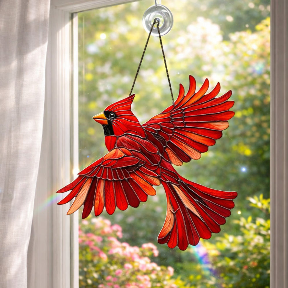 Kolibri-Sonnenfänger für Fenster als Wandkunst und Hängedekoration