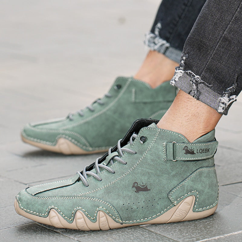 Komfortable, rutschfeste Barfußschuhe aus Echtleder (Unisex)