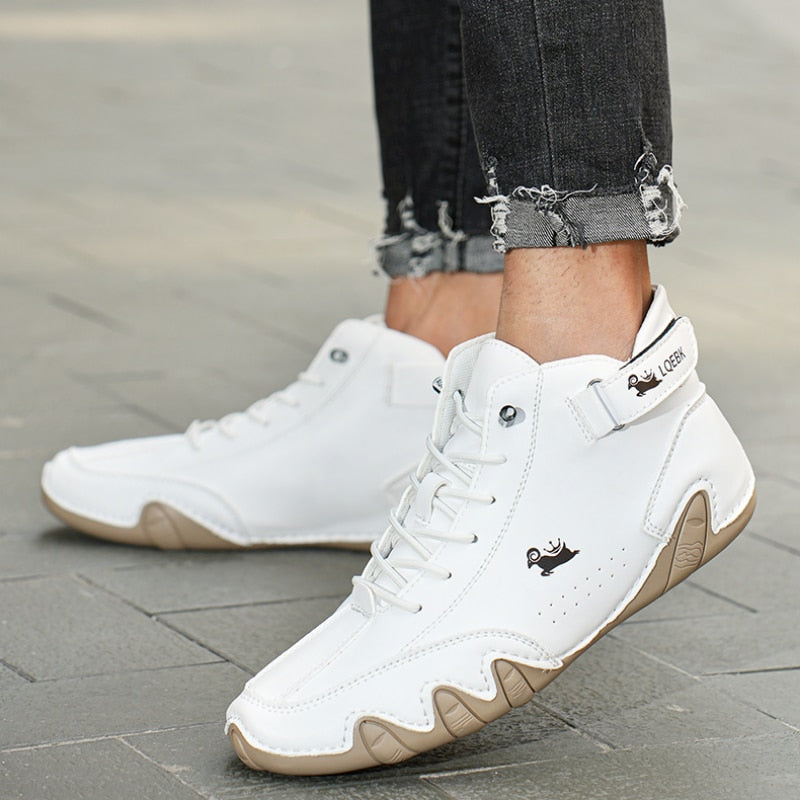 Komfortable, rutschfeste Barfußschuhe aus Echtleder (Unisex)