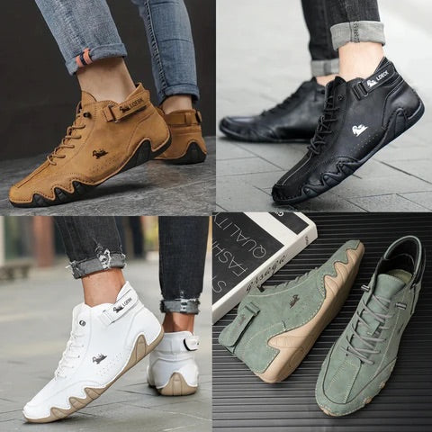 Komfortable, rutschfeste Barfußschuhe aus Echtleder (Unisex)