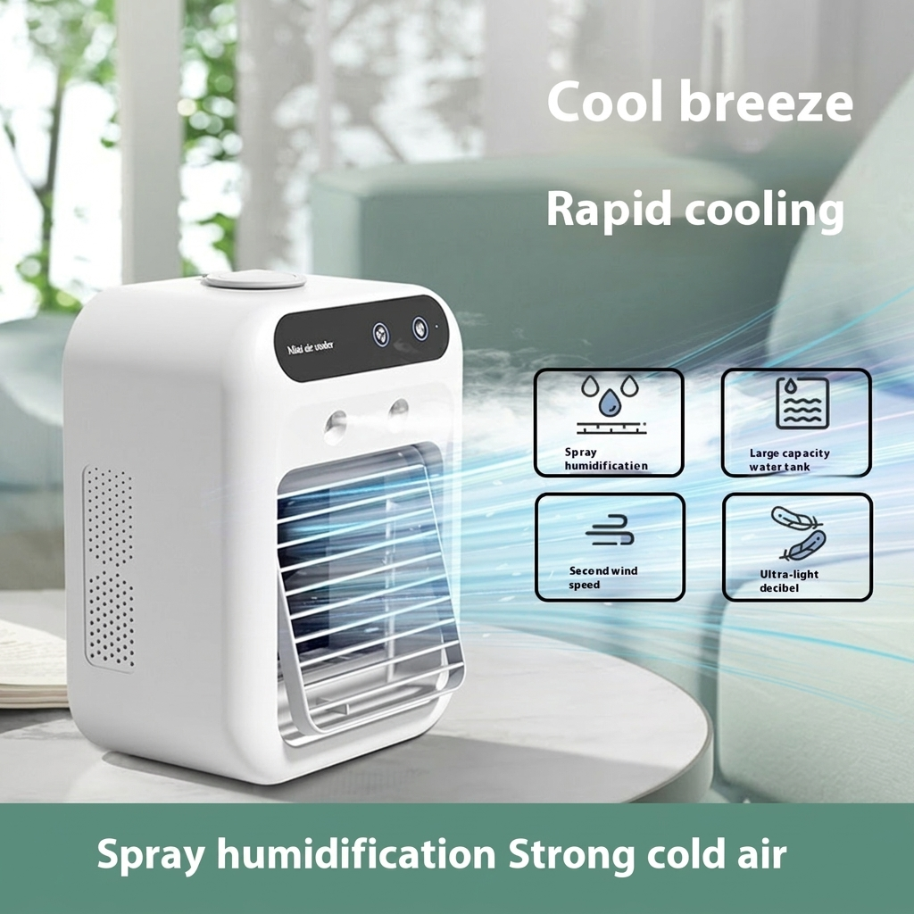 Kompakter Luftkühlventilator für den Haushalt