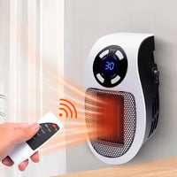 Kompakter USB-Steckdosen-Heizlüfter im energiesparenden Design
