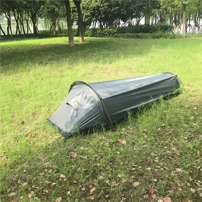 Kompaktes wasserdichtes Zelt - Ultraleichtes 1-Personen-Abenteuerzelt