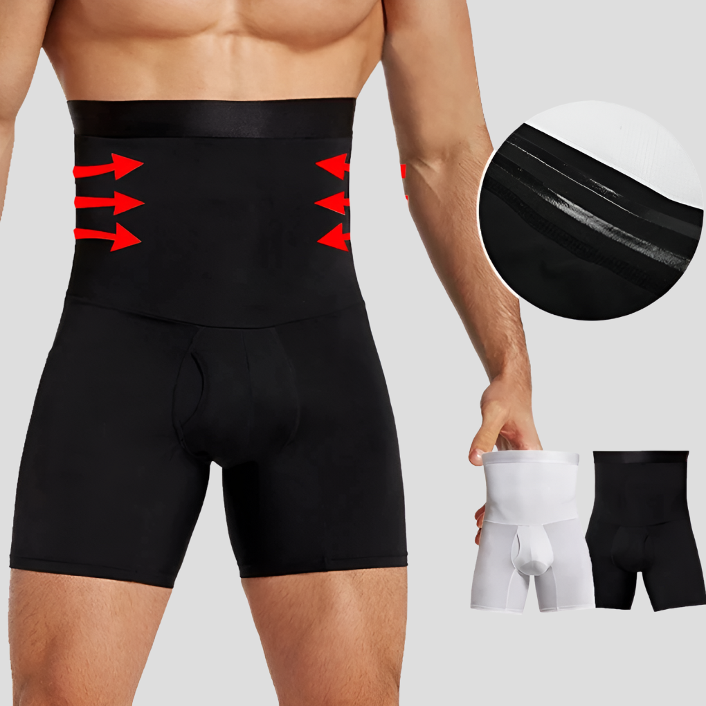 Kompressions-Shorts mit hohem Bund für Herren