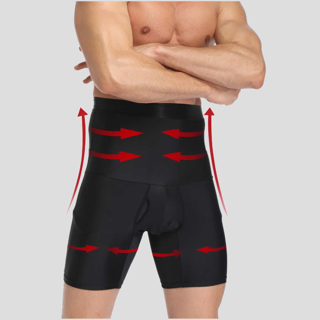 Kompressions-Shorts mit hohem Bund für Herren