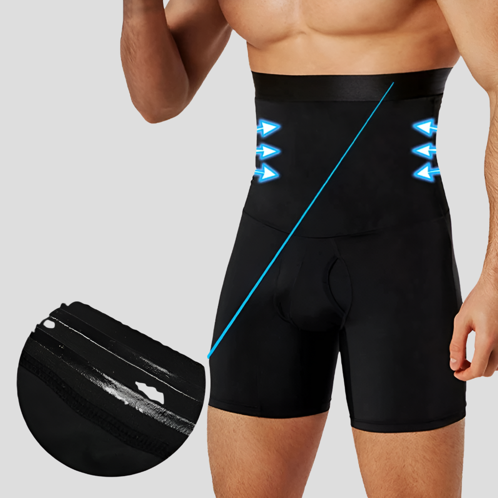 Kompressions-Shorts mit hohem Bund für Herren