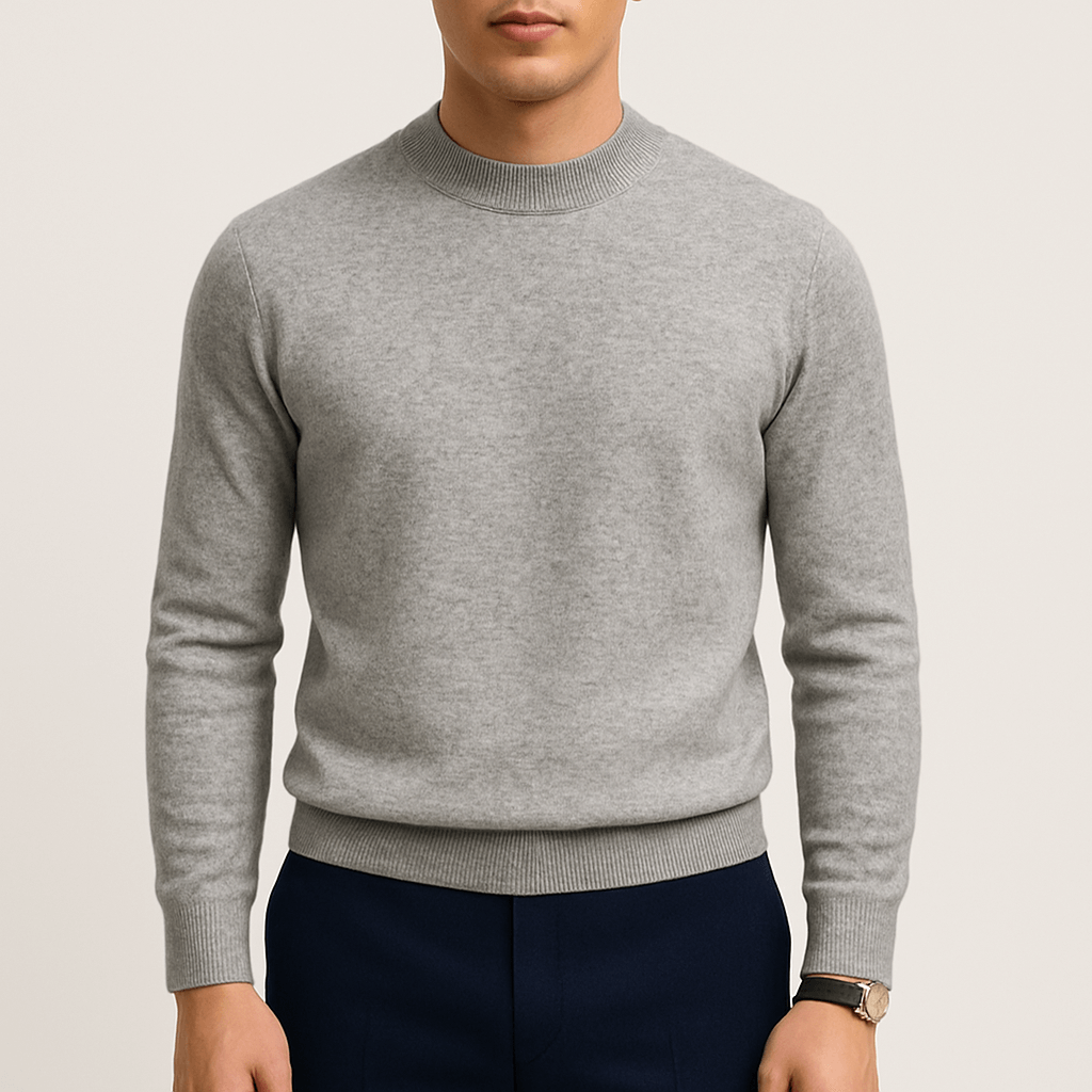 Körpernah geschnittener Herrenpullover