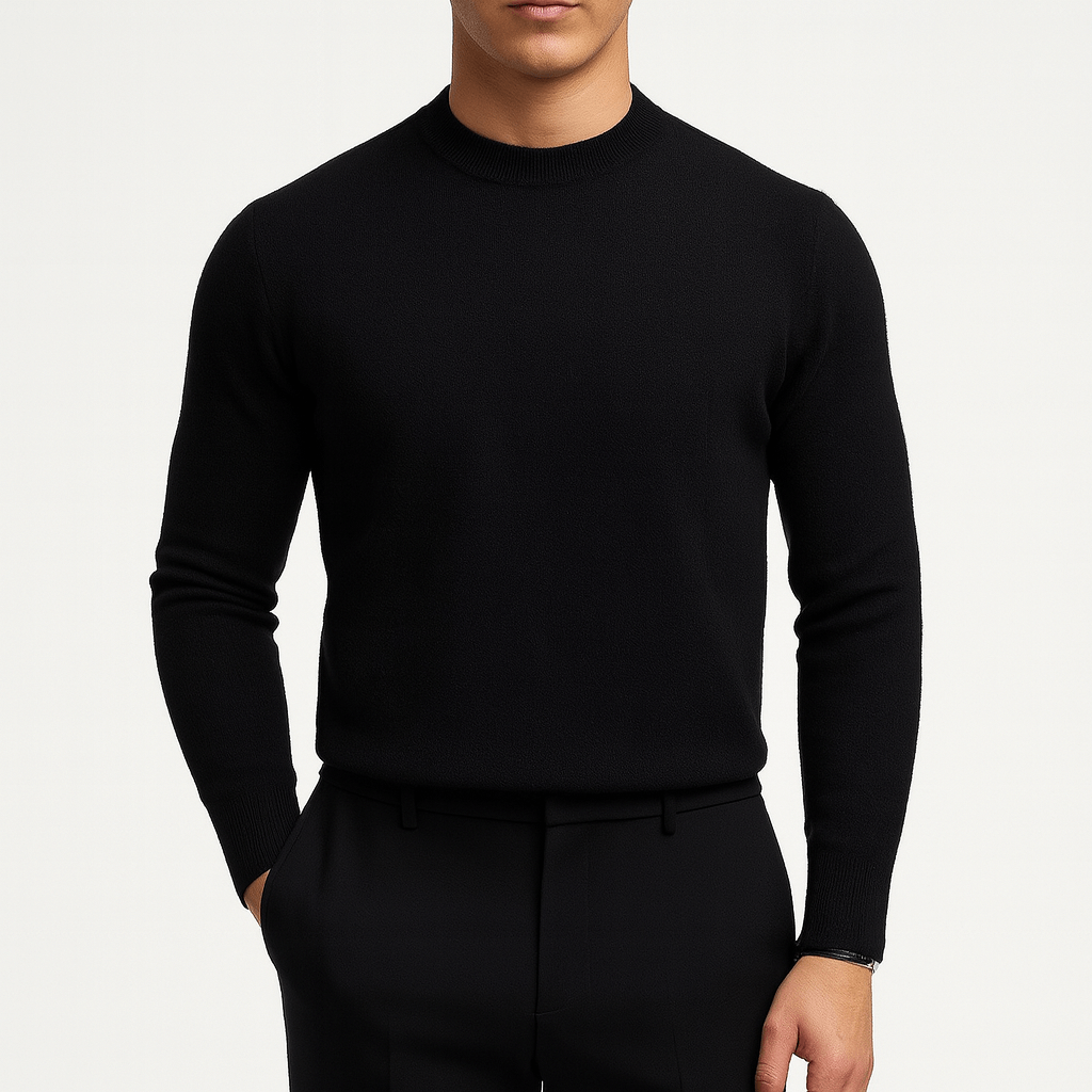 Körpernah geschnittener Herrenpullover