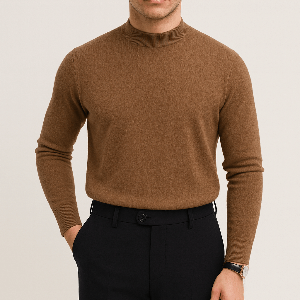Körpernah geschnittener Herrenpullover