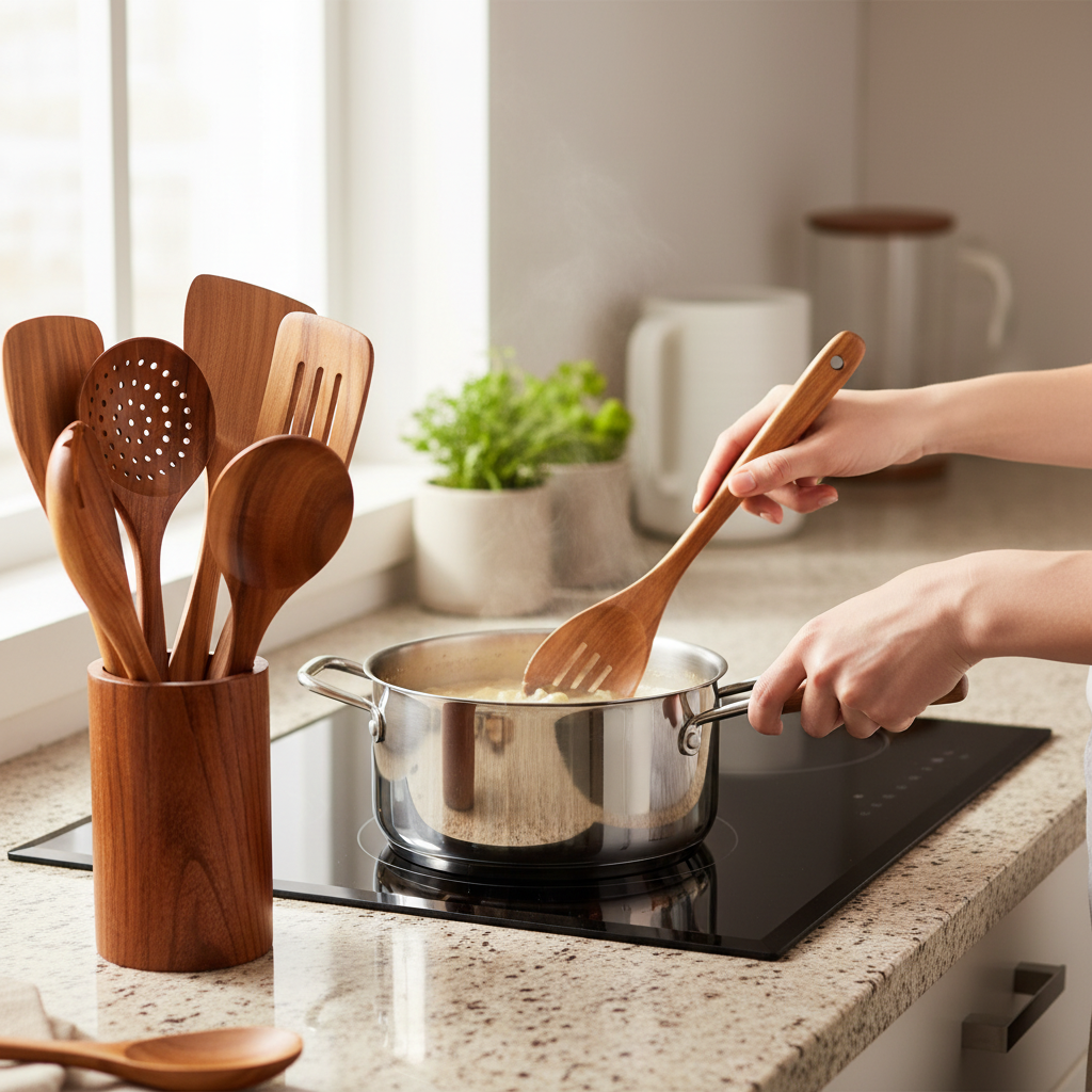 Küchenhelfer-Set aus Holz | Nachhaltig und elegant