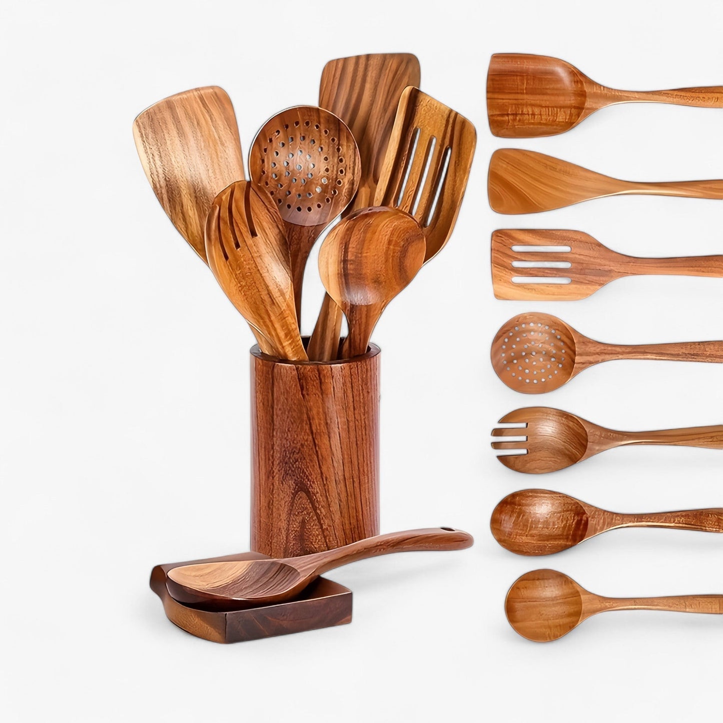 Küchenhelfer-Set aus Holz | Nachhaltig und elegant