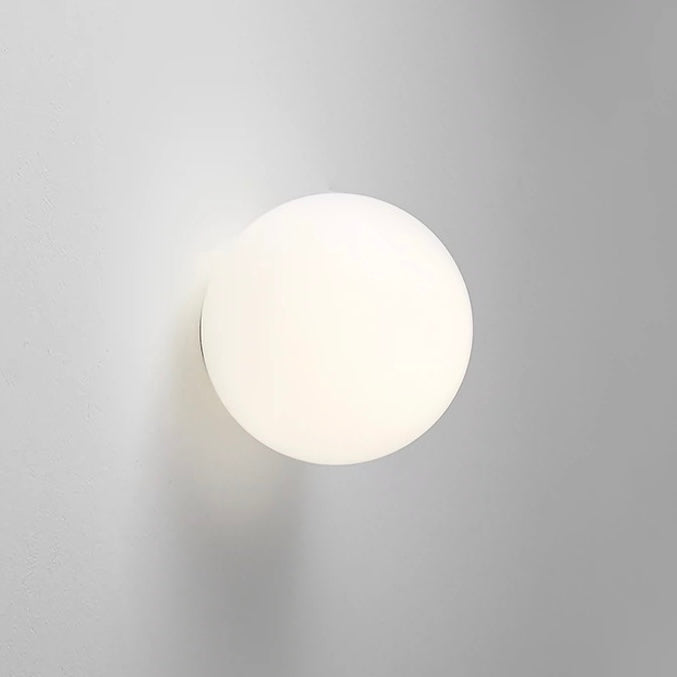 Kugel-Wandleuchte – Moderne Wandlampe aus Glas – Elegante Innenbeleuchtung