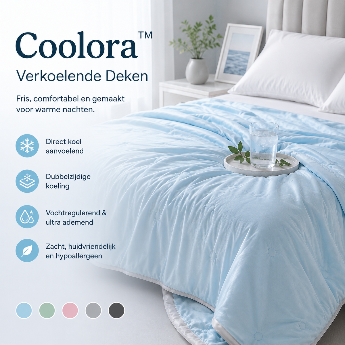 Kühlende Decke für kühlen Schlaf