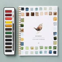 Kunstbuch | Aquarell-Arbeitsbuch für Anfänger | Schritt-für-Schritt-Malbuch