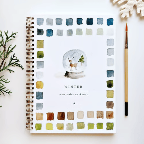 Kunstbuch | Aquarell-Arbeitsbuch für Anfänger | Schritt-für-Schritt-Malbuch