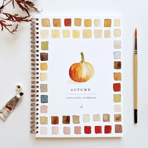 Kunstbuch | Aquarell-Arbeitsbuch für Anfänger | Schritt-für-Schritt-Malbuch