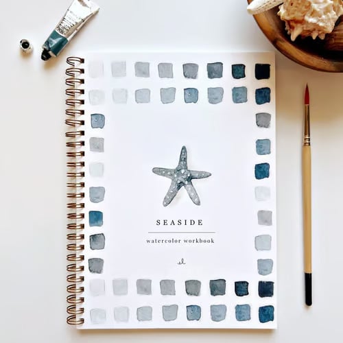 Kunstbuch | Aquarell-Arbeitsbuch für Anfänger | Schritt-für-Schritt-Malbuch