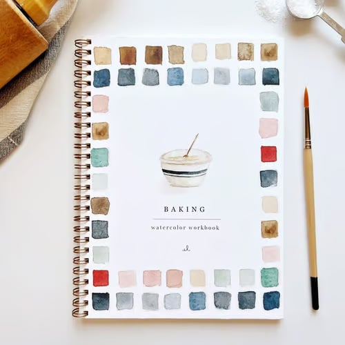 Kunstbuch | Aquarell-Arbeitsbuch für Anfänger | Schritt-für-Schritt-Malbuch