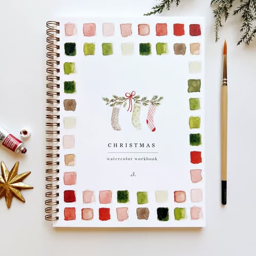 Kunstbuch | Aquarell-Arbeitsbuch für Anfänger | Schritt-für-Schritt-Malbuch
