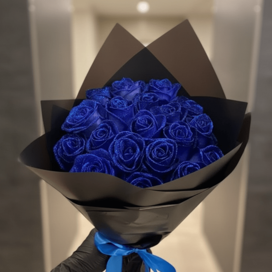 Künstliche Glitzerrose für Romantiker und Wohndekoration