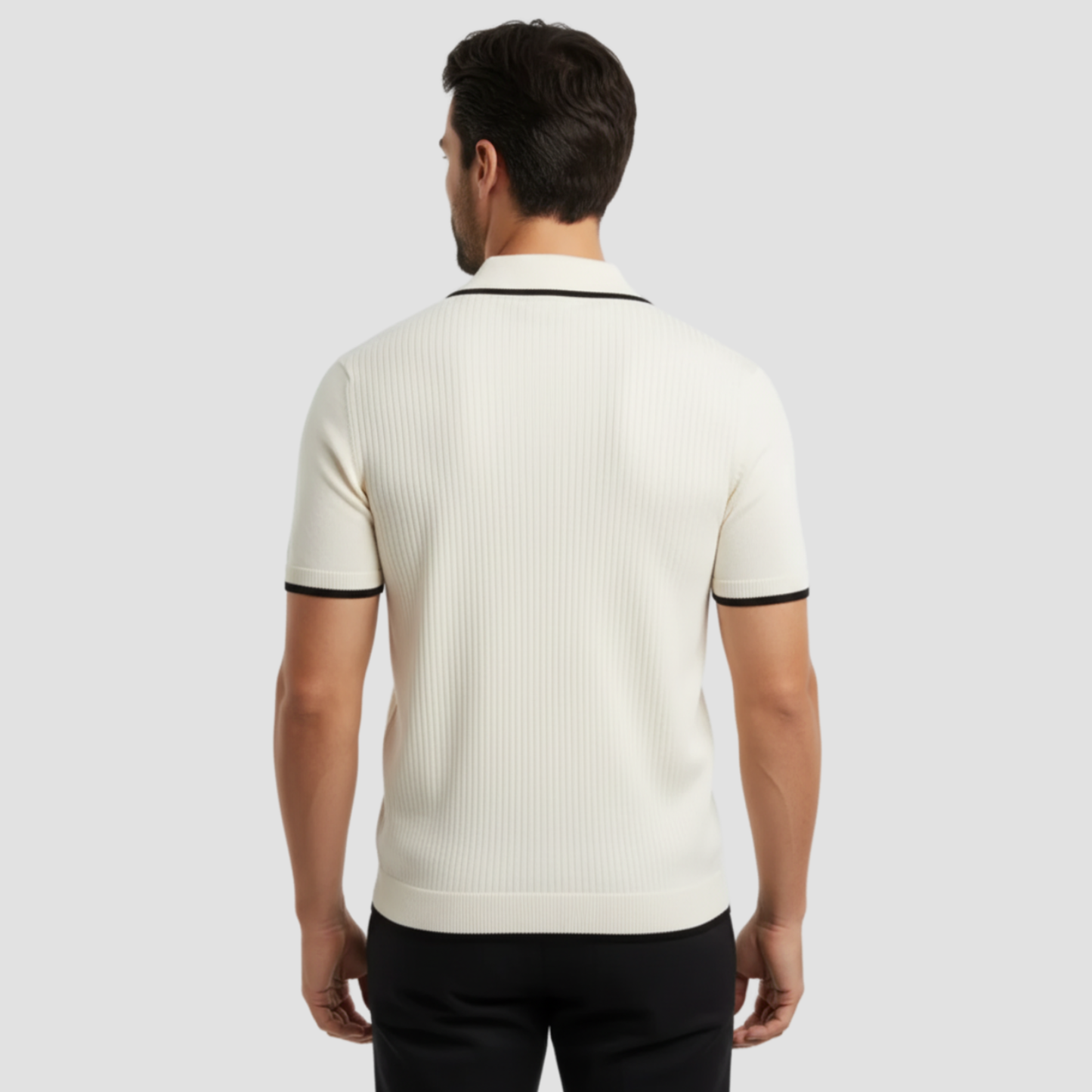Kurzärmeliges Poloshirt im Slim Fit
