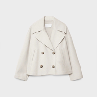 Kurze zweireihige Damenjacke für Herbst & Winter