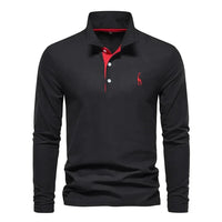 Langarm-Poloshirt für Herren