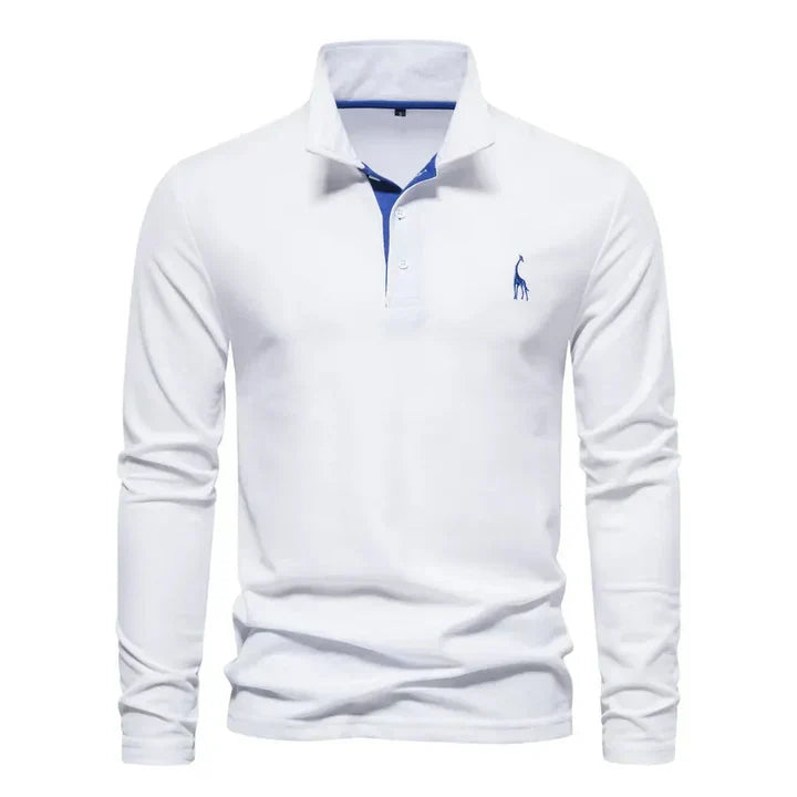 Langarm-Poloshirt für Herren