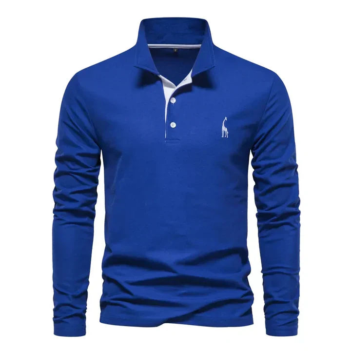Langarm-Poloshirt für Herren